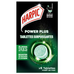 Tablettes WC Harpic Power Plus Fraicheur Active- x6
