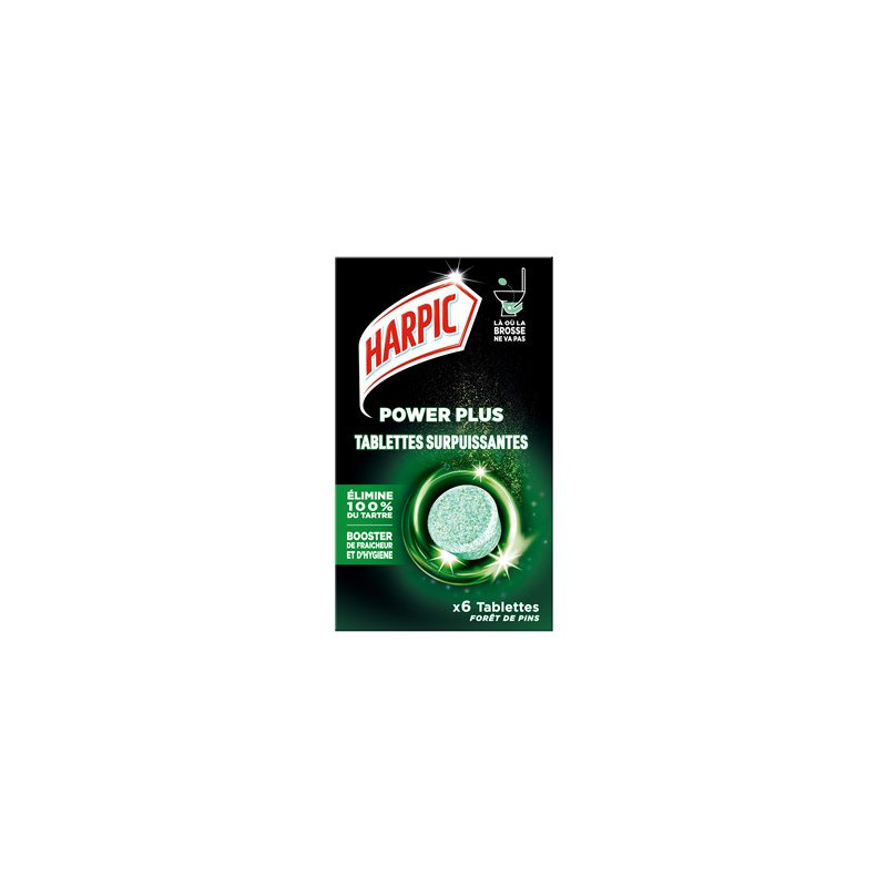 Tablettes WC Harpic Power Plus Fraicheur Active- x6 Tablettes WC Harpic Power Plus Fraicheur Active- x6