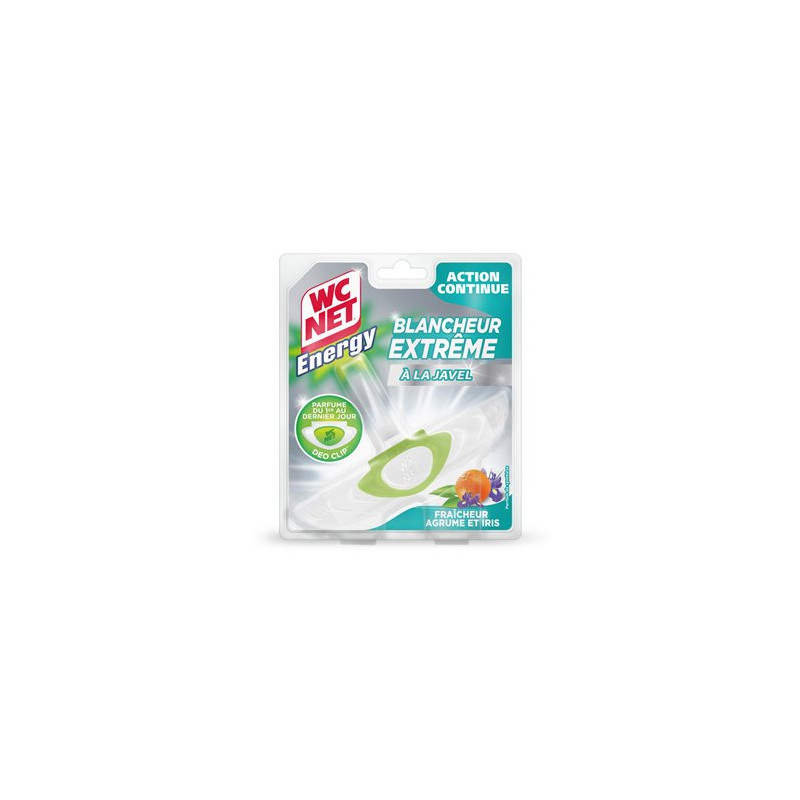 Bloc Energy 5 actions WC Net Javel Agrumes et iris - 38g Bloc Energy 5 actions WC Net Javel Agrumes et iris - 38g