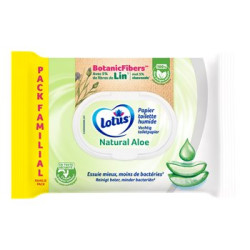 Papier Toilette Humide - Aloe Vera Lotus - x80