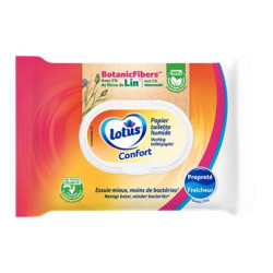 Papier toilette humide Lotus Confort - x38