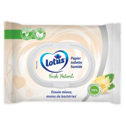 Papier toilette humide Lotus Fresh natural - x42