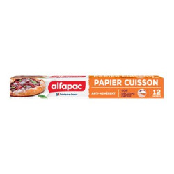 Papier cuisson Alfapac Rouleau 12m