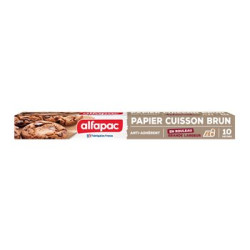 Papier cuisson Alfapac Naturel 10M x 0.37