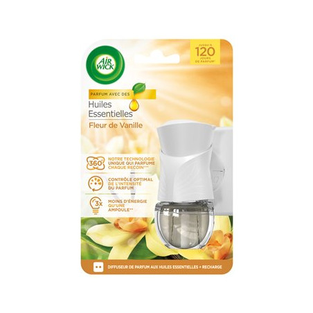 Désodorisant diffuseur Airwick Electrique Vanille - 19ml