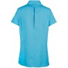 tunique bleu turquoise femme profesionnelle dentiste spa accueil ferme boutons