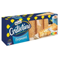 Tartine Grilletine de Pasquier Froment - x18 - 242g