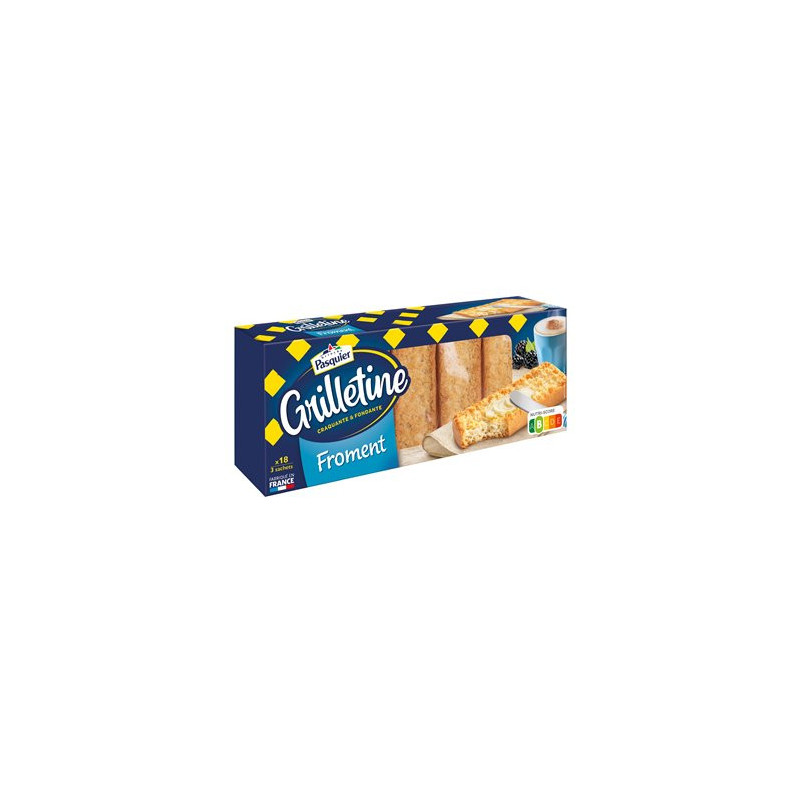Tartine Grilletine de Pasquier Froment - x18 - 242g