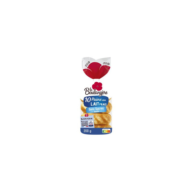 Pains au lait La Boulangère x10 - 350g