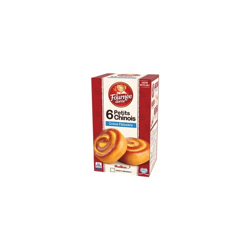 Petit Chinois La fournée Dorée Crème patissière - x6 - 300g