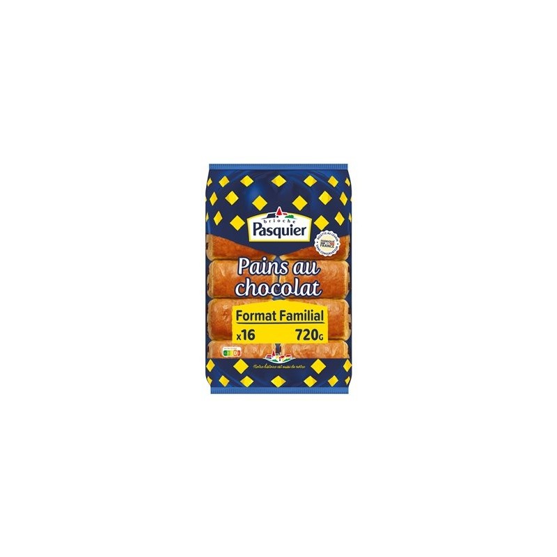 Pains au chocolat Pasquier x16 - 720g