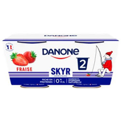 Skyr Danone Fraise 0%mg - 2x140g