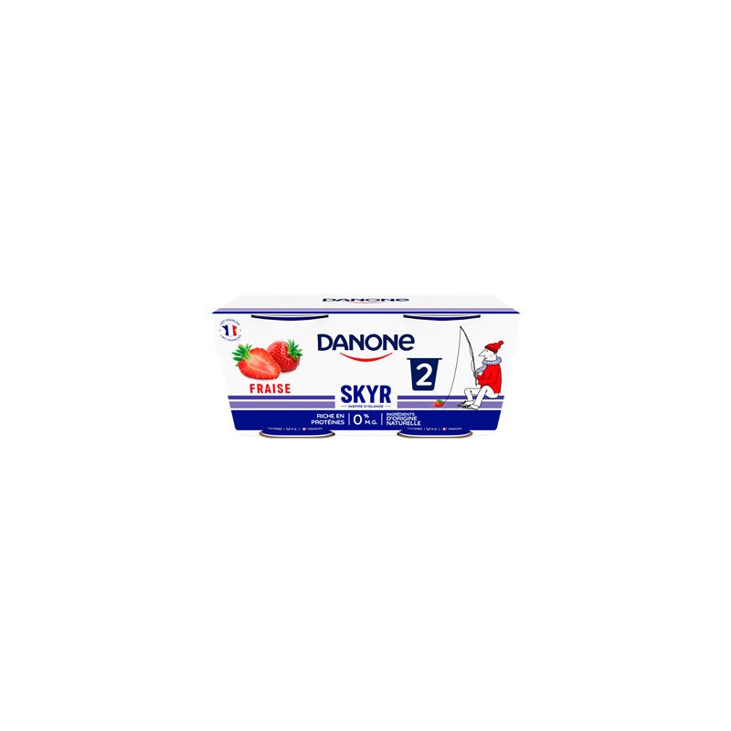 Skyr Danone Fraise 0%mg - 2x140g