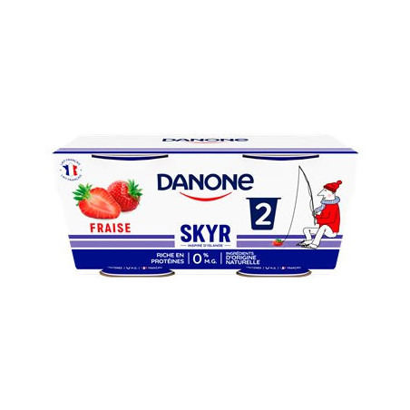 Skyr Danone Fraise 0%mg - 2x140g