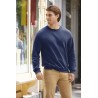 sweat gildan rouge vintage manches longues col rond tailles S à XXL