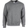 sweat gildan gris vintage manches longues col rond tailles S à XXL