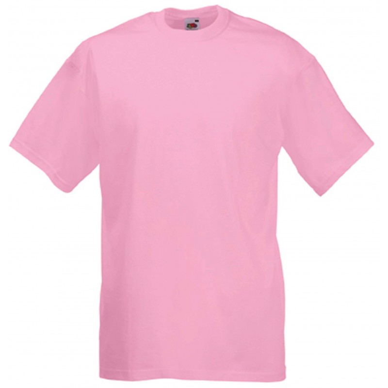 T-Shirt S au 3XL rose pâle homme valueweight fruit of the loom SC221
