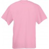 t-shirt rose pale  homme valueweight fruit of the loom SC221
