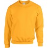 sweat gildan couleur jaune d'or manches longues col rond tailles S à XXL