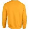 sweat gildan couleur jaune d'or manches longues col rond tailles S à XXL