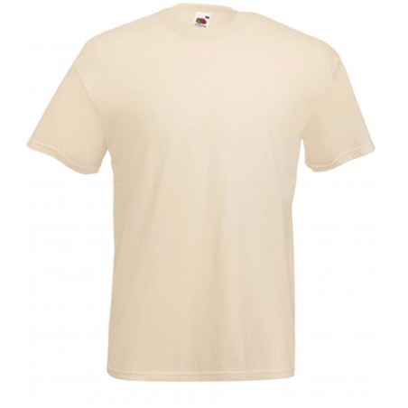 t-shirt naturel homme valueweight fruit of the loom SC221