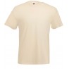 t-shirt naturel homme valueweight fruit of the loom SC221