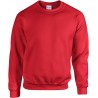 sweat gildan couleur rouge manches longues col rond tailles S à 5XL